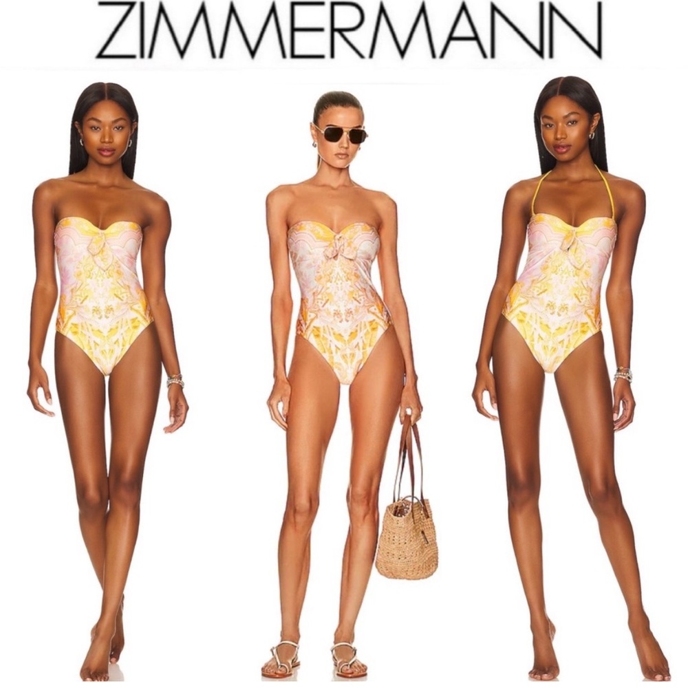 Zimmermann Palm Print One-Piece Swimsuit - Picture 15 of 16